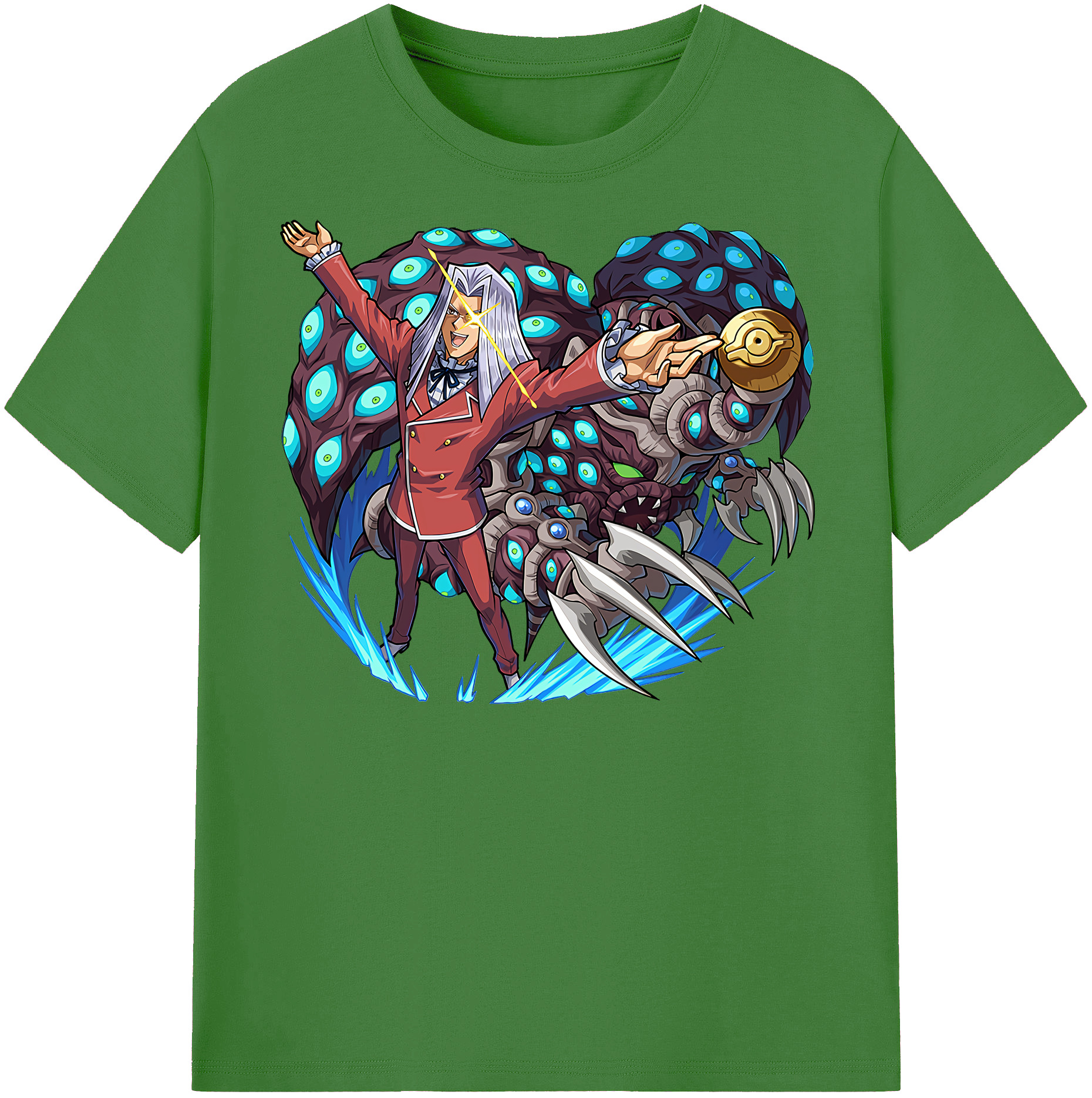 （画像用） 遊☆戯☆王 Yu-Gi-Oh! レディースカジュアルプリントTシャツ（綿100％）